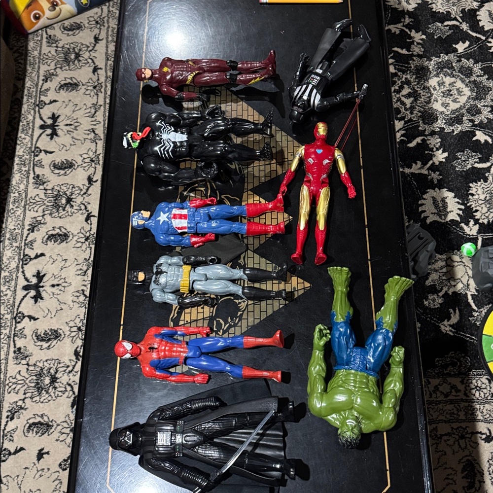 Marvel and DC Superhero Action Figure Set